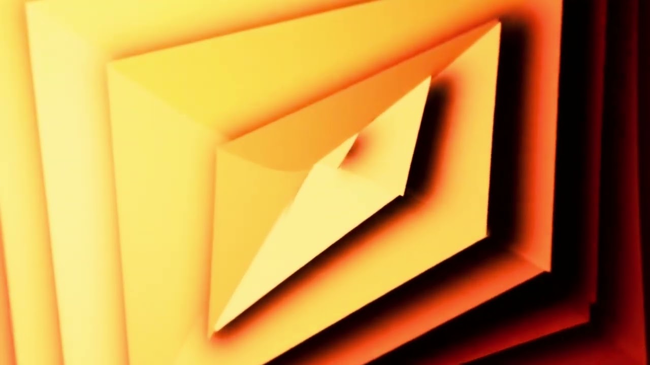 Dynamic abstract background with geometric shapes and warm golden gradient colors