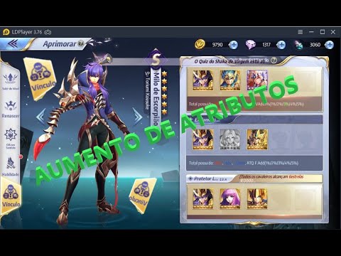 COMO AUMENTAR ATRIBUTOS EM VÍNCULOS DE CAVALEIROS - SAINT SEIYA AWAKENING