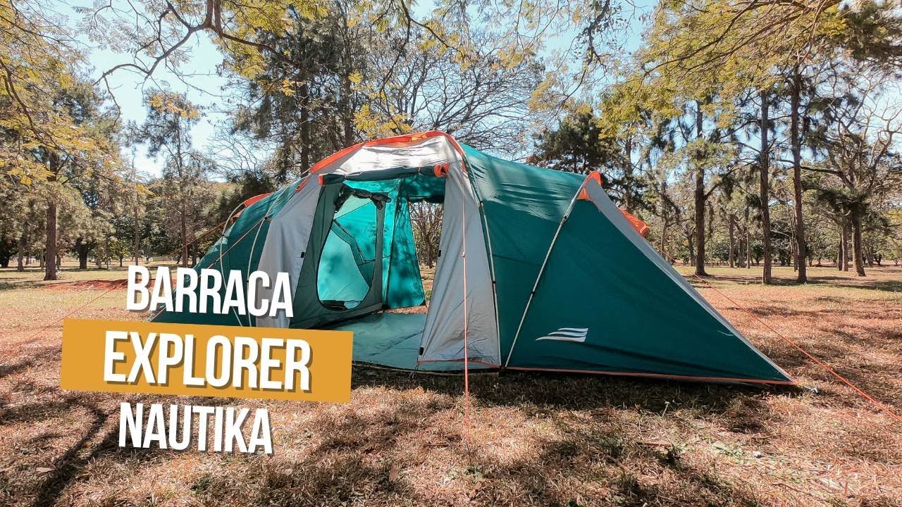 Barraca Explorer 4/6P Nautika - Espaçosa e Ventilada para Família