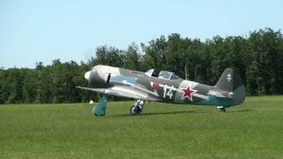 preview picture of video 'Yakovlev 11 Avions Russes  Full HD   La Ferté-Alais  LFTA 2009 VLD'