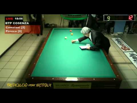 CAMAIANI vs PIRRECO - 4^PROVA BILIARDO BTP 2016 COSENZA