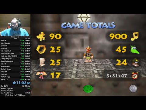 [Nintendo Switch World Record] Banjo-Tooie 100% Speedrun in 4:11:03