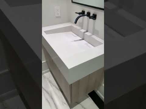 Antolini Calacatta Lincoln Border Ensuite and Border