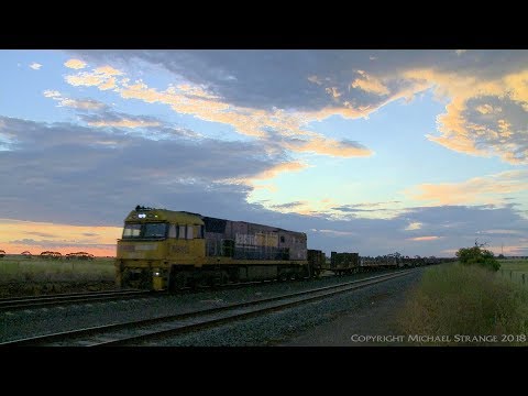 Pacific National PM4 Steel Train (17/11/2017) - PoathTV Australian Railways