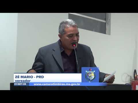  SESSÃO DIA 01/09/2025 – PRONUNCIAMENTO DO VEREADOR ZÉ MÁRIO