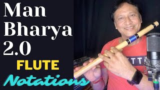 Mann Bharryaa  Shershaah  Flute Notations l Sidhar