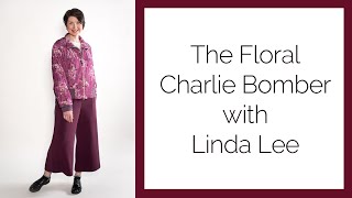 The Floral Charlie Bomber with Linda lee