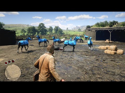 Arthur Trying To Catch a Beautiful Horse - Red Dead Redemption 2 Gameplay