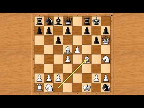 Najlepše partije romantičnog šaha  -  CHAROUSEK vs WOLLNER  -  Kraljev gambit # 1010