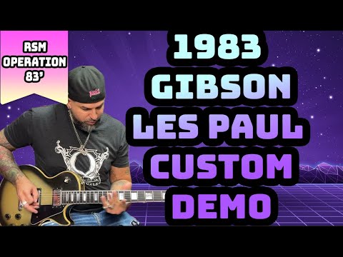 1983 Gibson Les Paul Custom Silverburst Demo