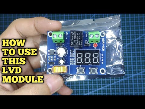 How to use LVD HCW-M635 XH-M609 M635 M609 low voltage disconnect battery protection module tutorial.
