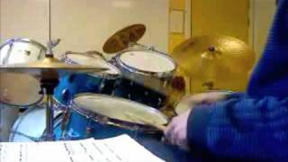 Polyrhythmic drum loops: 5 against 2