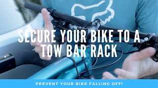 How To Tie Your Bike To A Bike Rack