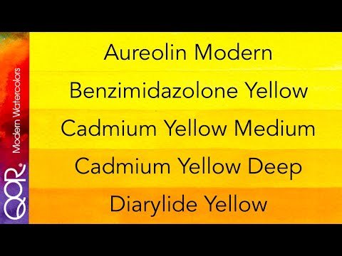 Warm Yellows of QoR - Swatching the FULL range of QoR Ep.2