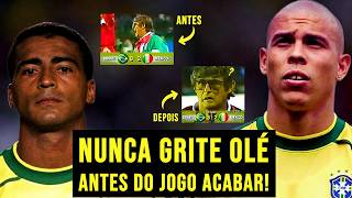 O MÉXICO ESTAVA GRITANDO OLÉ E ACABANDO COM O BRASIL, MAS RONALDO E ROMÁRIO DECIDIRAM JOGAR!