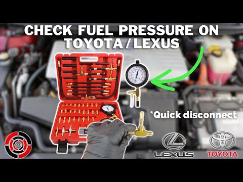 Check fuel pressure Toyota/Lexus (Quick disconnect)