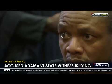 Senzo Meyiwa Murder Trial Accused adamant state witness is lying