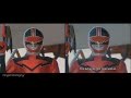Power Rangers Time Force Quantum Ranger First Appearance Split Screen PR And Sentai Version