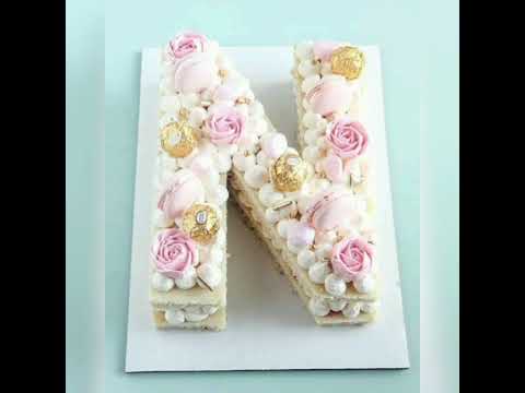 N Shaped Cakes || Beautiful Cakes