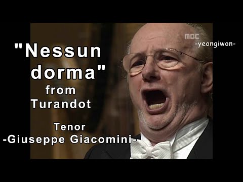 Giuseppe Giacomini."Nessun dorma" from Turandot by Puccini