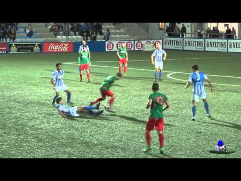 Resumen del Atl.Baleares 1 - R.S.Gimnástica 0. Ida de las semifinales de Copa Federación.