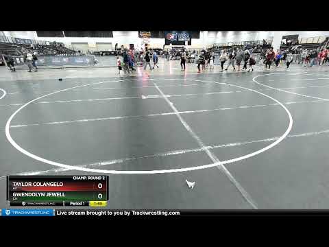 127 Lbs Champ. Round 2 - Gwendolyn Jewell, CA Vs Taylor Colangelo, AZ 840f
