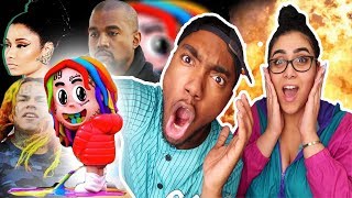 6ix9ine - MAMA (feat. Nicki Minaj Kanye West) DUMMY BOY ALBUM REVIEW/REACTION NICKI DISSED CARDI B ?