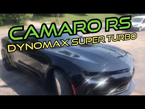 2017 Chevy Camaro RS DUAL EXHAUST w/ Dynomax Super Turbo Mufflers!!