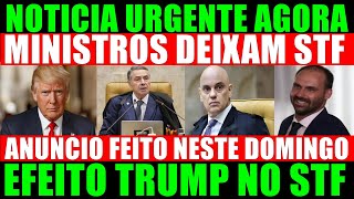 MINISTERS ANNOUNCE DEPARTURE FROM STF - TRUMP EFFECT