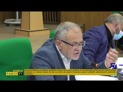 SEDINTA CU SCANTEI LA CONSILIUL JUDETEAN VASLUI!