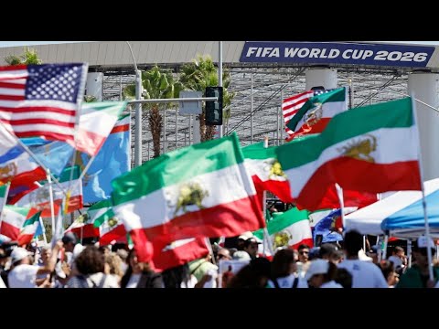 Protests staged outside Iran's World Cup opener in Los Angeles