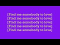 Somebody to love - Glee Cast &+ Lyrics