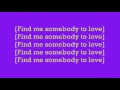 Somebody to love - Glee Cast &+ Lyrics 