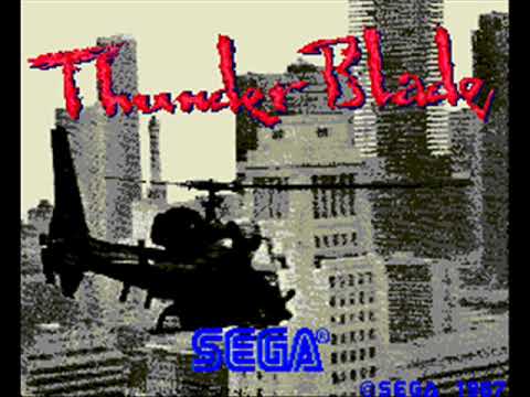 "Thunder Blade" (Sega, 1987) - all SegaPCM samples