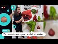 Vrouw bakt 1,5 meter hoge kerstmonster-cake