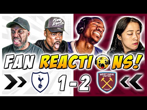 Spurs Fans MELTDOWN 🤬 Reactions to Tottenham 1-2 West Ham | Premier League Fan Reactions