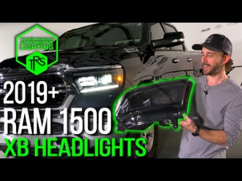 19+ RAM 1500 XB LED Projector Headlights by Morimoto