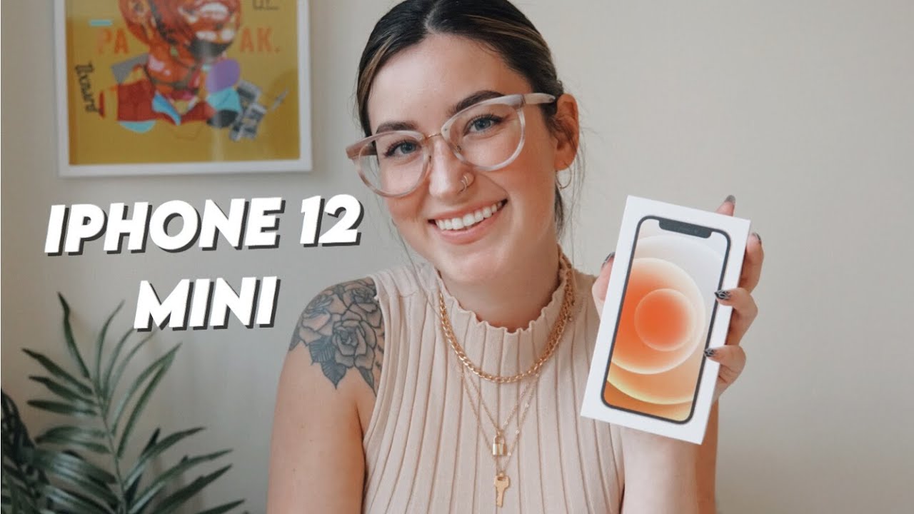 UNBOXING MY NEW IPHONE 12 MINI | REVIEW + SIZE COMPARISONS