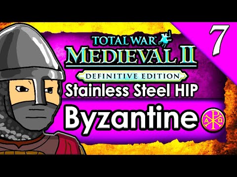 THE POPE CALLS A CRUSADE! Medieval 2 Total War: Stainless Steel HIP: Byzantine Campaign Gameplay #7