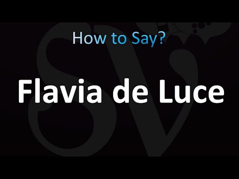 How to Pronounce Flavia de Luce (correctly!)