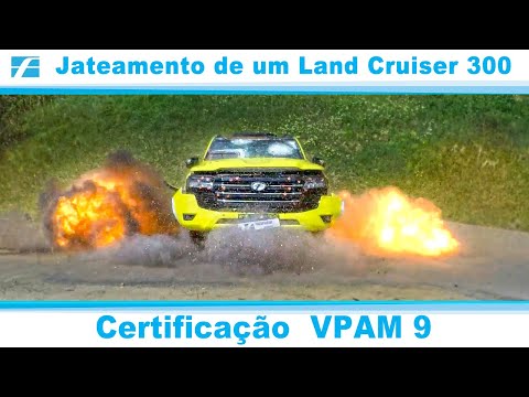 VPAM VR9 CARL blindado Certificado , baseado no Toyota Land Cruiser 300