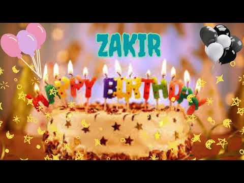 Zakir birthday song – Happy Birthday Zakir