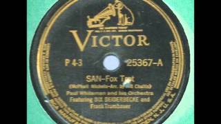 Bix Beiderbecke with Frank Trumbauer "San"