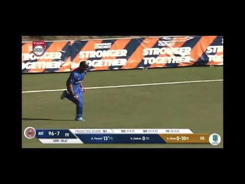 Unbelievable catch by Rajmani Singh Sandhu| ECC  European Cricket Championship Spain