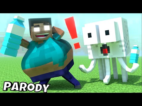 Monster School : Bottle Flip + RIP ALL Monsters - Minecraft Animation