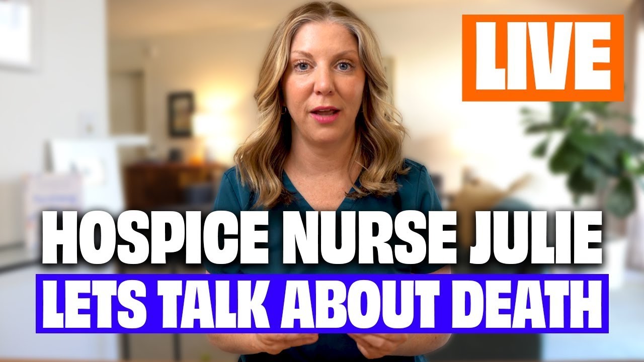 TALKING ABOUT DEATH LIVE! Hospice Nurse Julie 5PM PST