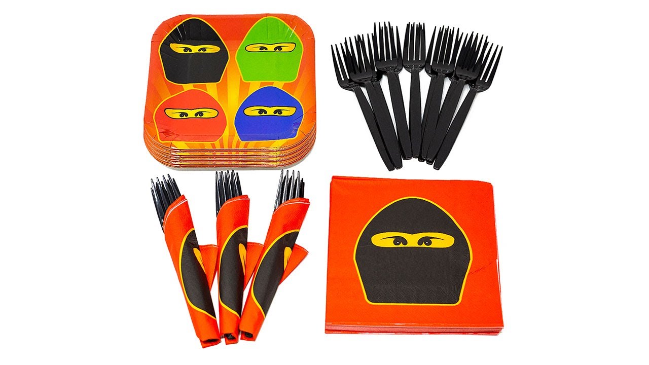 Discount Party Supplies - Ninja Master Value Party Supplies Packs