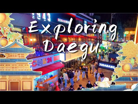 Exploring DAEGU - Downtown, Kim Kwang Seok Street, Bullodong Tomb Park [South Korea]