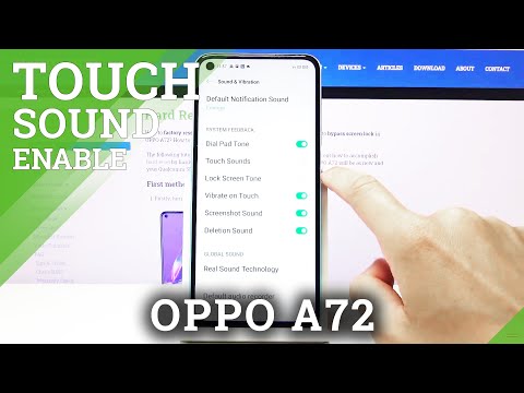 How to Enable Touch Pad Sounds in OPPO A72  - Touching Sounds Activation