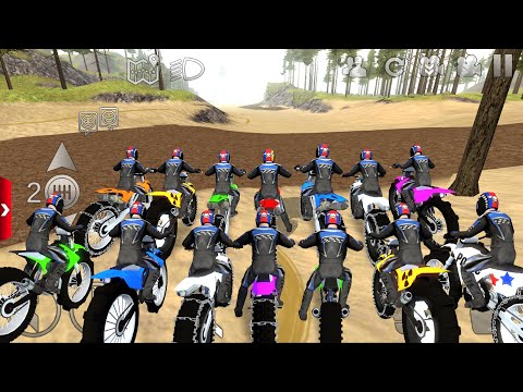 Motocross Dirt Bikes driving Extreme Offroad #1 - Offroad Outlaws Video Game Android IOS GamePlay